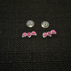 Kendra Scott stud earrings - pink and purple